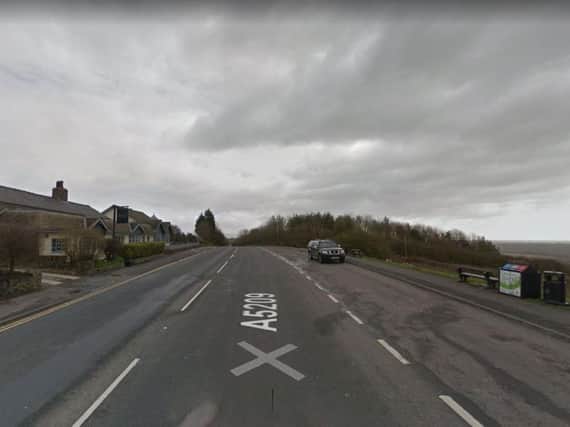 Parbold Hill is currently closed in both directions after a crash involving a lorry involved